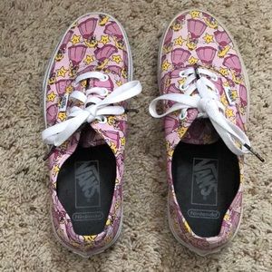 Rare Vans Nintendo Princess Peach Shoes